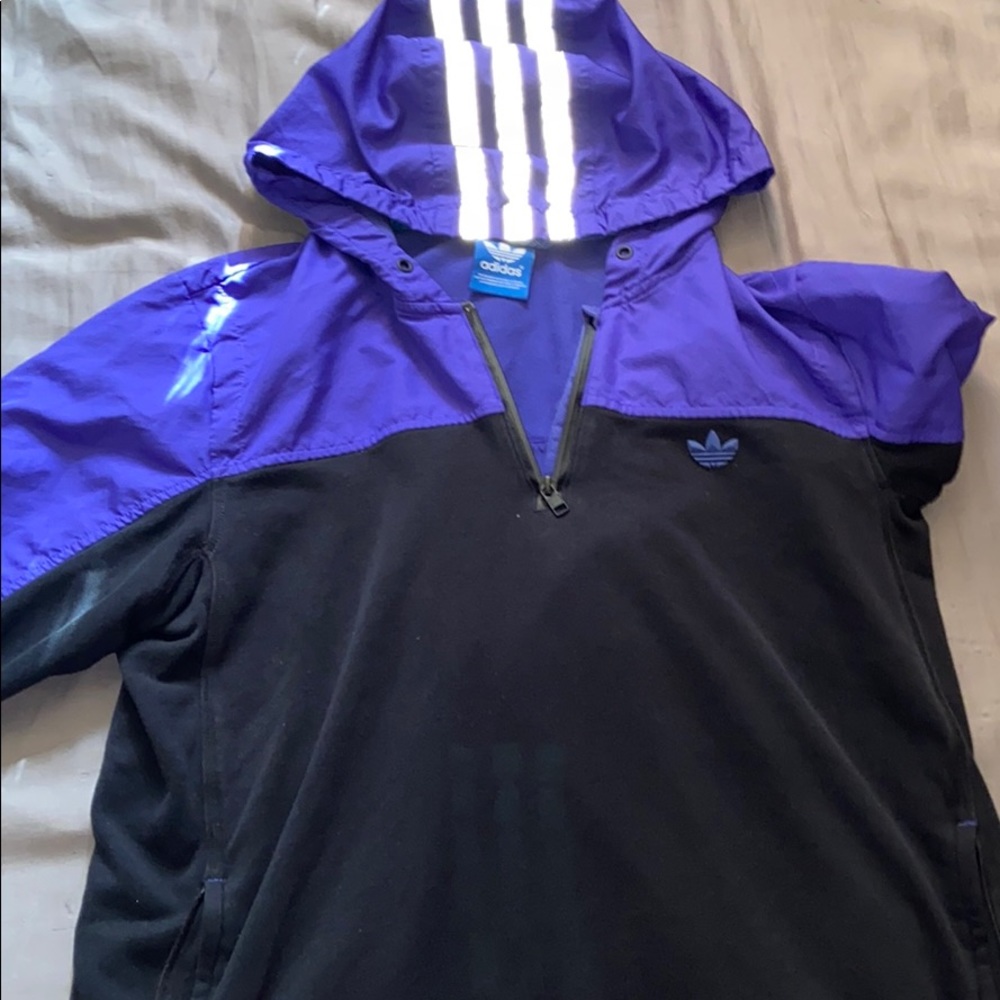 Vintage adidas quarter zip hoodie